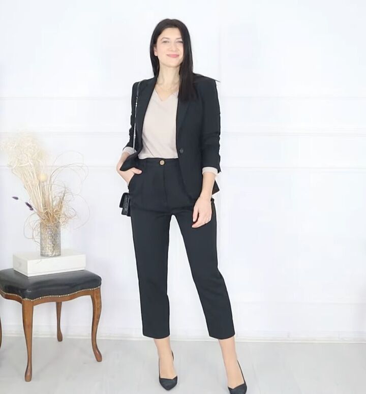 how to wear a structured blazer 7 on trend black blazer outfits, How to style a black blazer
