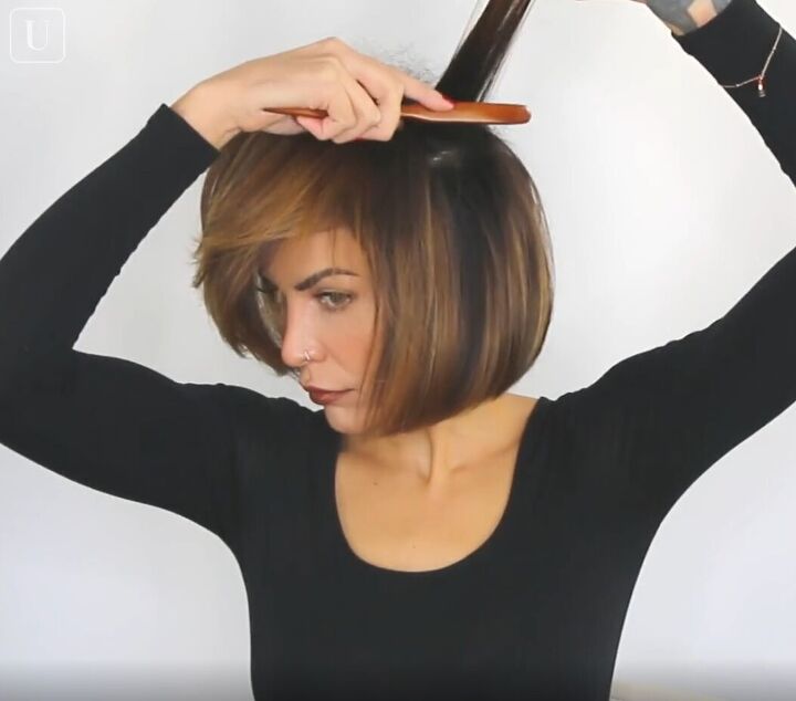 5 pro hairdresser secrets on how to make hair look fuller thicker, Backcombing the hair