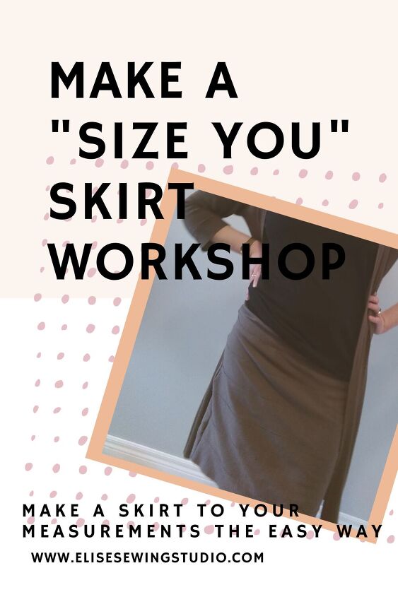 shorten a jacket sleeve by hand elise s sewing studio, Learn more about how to make an EASY custom sized skirt