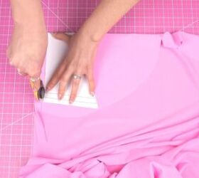how to make a wrap bikini top with a unique asymmetrical design, DIY bikini top pattern