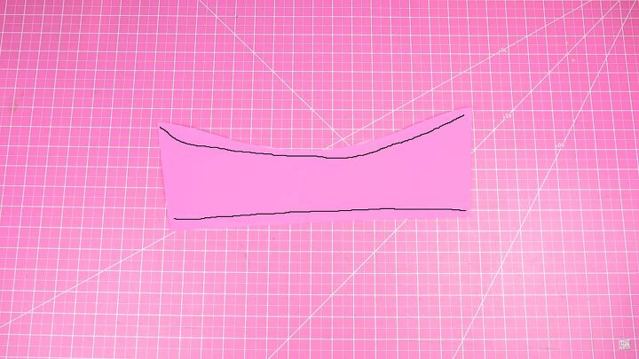how to make a wrap bikini top with a unique asymmetrical design, Sewing the DIY bikini top