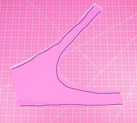 how to make a wrap bikini top with a unique asymmetrical design, How to sew a bikini top