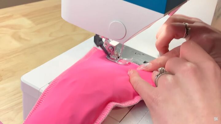 how to make a wrap bikini top with a unique asymmetrical design, Make your own bikini top