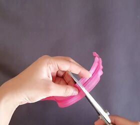 how to make a secret zip scrunchie in 6 super simple steps, Cutting the zipper