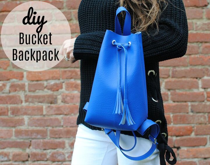 diy bucket backpack