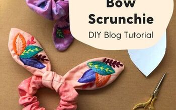 How to Create an Embroidered Scrunchie