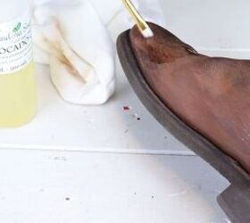 how to restore leather boots at home in 6 simple steps, Applying avocado oil to the leather boots