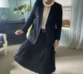 black pleated skirt styled 4 ways h m