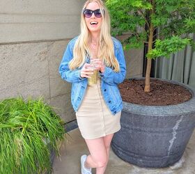 How To Style Spring/Summer's Must Have Items-Denim Jacket/White Sneaks