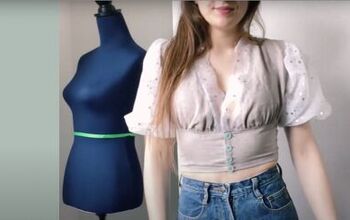 How to Sew a Blouse With V-Neck, Bustier & Balloon Sleeve Details
