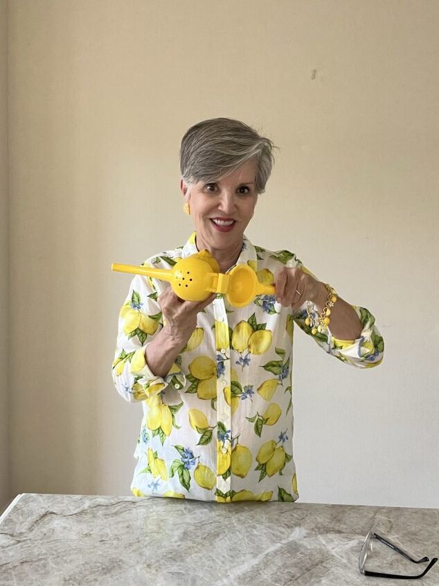 dr julies fun friday finds lemon print shirt