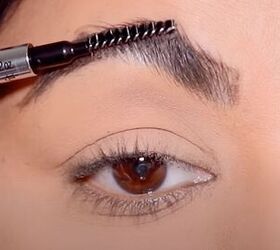 how to do simple 3 point eyebrow mapping to shape maintain brows, Brushing eyebrows upwards