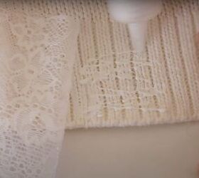 2 Easy Clothing Upcycles: DIY Lace Trim Sweater & Ribbon Back Dress |  Upstyle