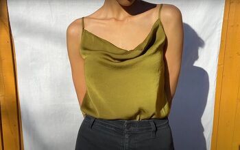 How to Make a Cowl Neck Tank Top From Scratch (Pattern Included)