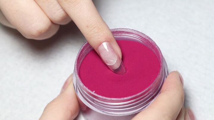 how to do easy cute chevron nail art designs with dip powder, How to make a chevron nail design