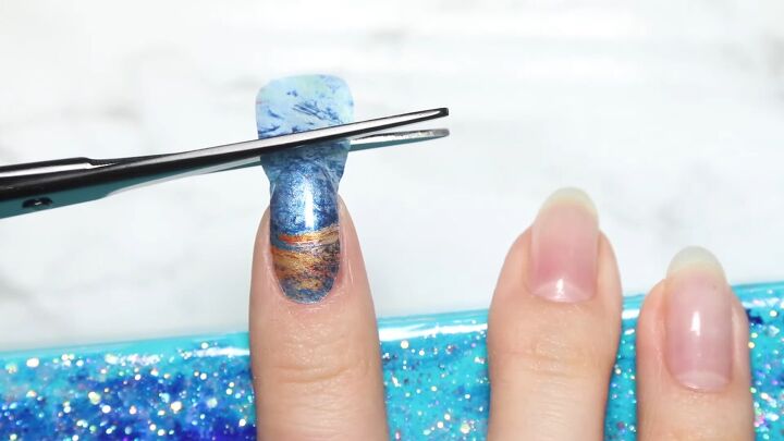 how to easily apply remove real polish nail wraps at home, DIY nail polish wraps