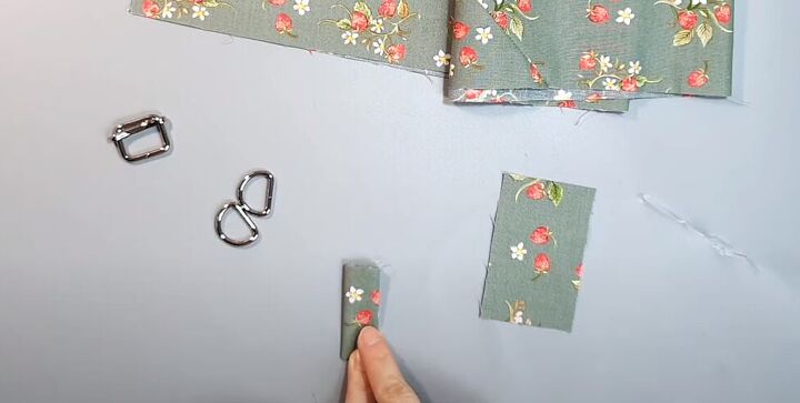 how to make a crossbody bag from scratch free pattern, Making a strap for the crossbody bag