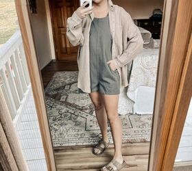 how to style short overalls