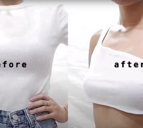 how to cut a t shirt into a crop top in 4 super cute ways, How to cut a t shirt into a crop top