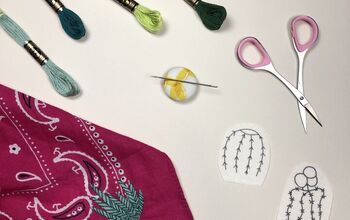 How to Create An Embroidered Bandana