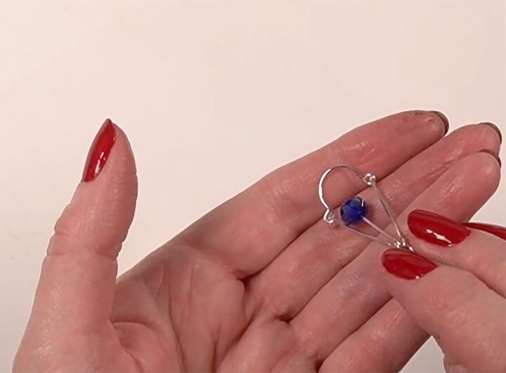 wire pendulum earrings diy tutorial