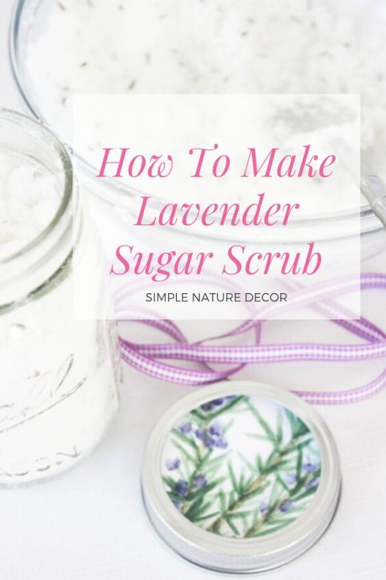 diy lavender sugar scrub that your will love