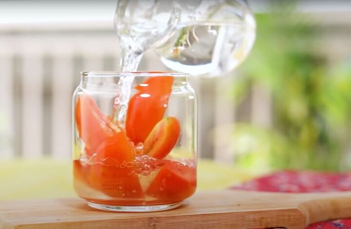 how to make soothing diy ice cubes for your face 4 easy recipes, Adding water to tomatoes