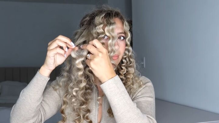 diy heatless straw curls how to curl hair overnight with straws, Curling hair with straws