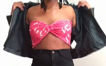 How to Make a Twist Top: DIY Twist-Front Bandeau in 4 Easy Steps