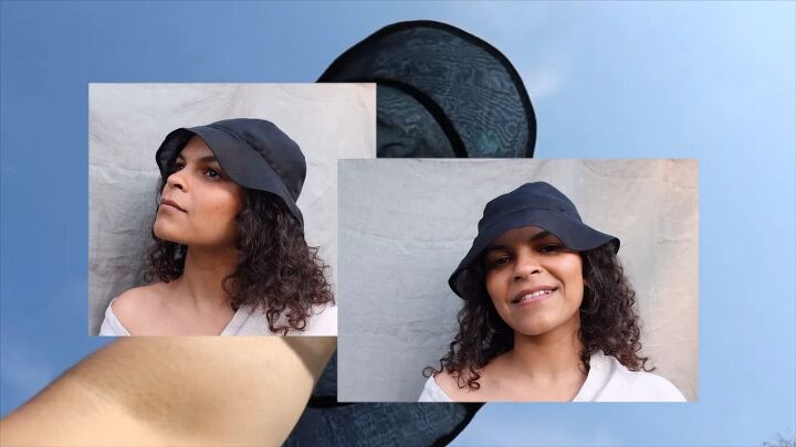 how to make an organza diy bucket hat that s perfect for summer, DIY bucket hat