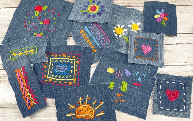 diy embroidery patches for denim jackets