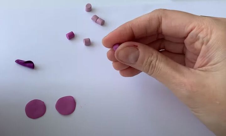 how to make a flower out of polymer clay part 2 multicolored rose, Making the polymer clay flower petals