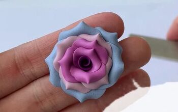 How to Make a Flower Out of Polymer Clay - Part 2: Multicolored Rose