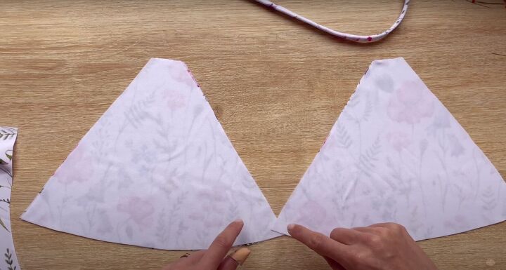 how to make your own bikini by copying one you already have, How to sew a triangle bikini top