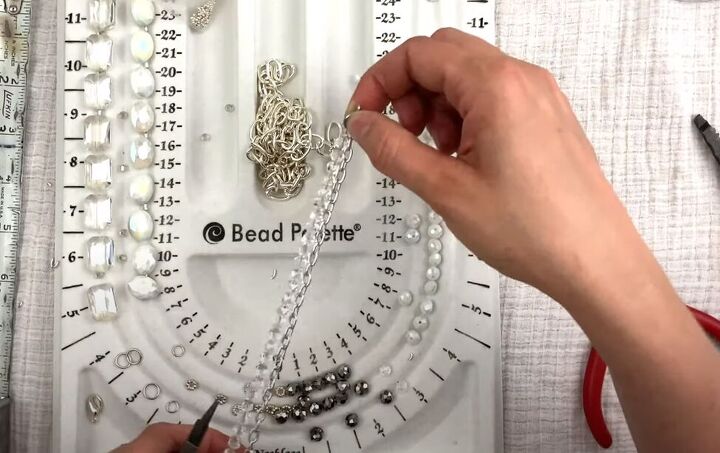 how to make multi strand bracelets with beads chain, Adding jump rings to the chain