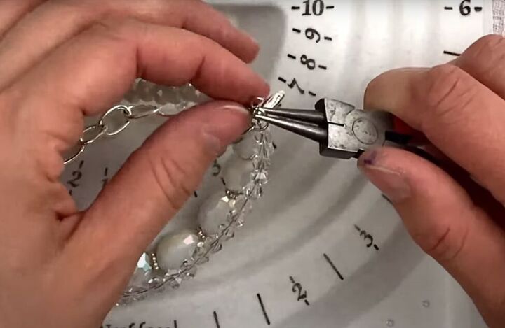 how to make multi strand bracelets with beads chain, DIY bead bracelet ideas