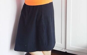 How to Make a Midi Skirt Out of Old T-Shirts