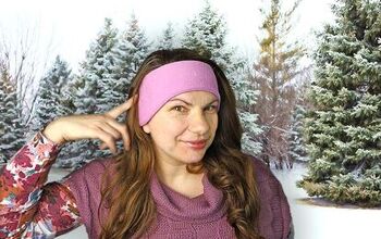 DIY Fleece Ear Warmer Headband