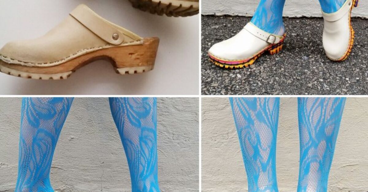 Clogs Rusting How to Fix and Paint Vintage Wooden Clogs | Upstyle