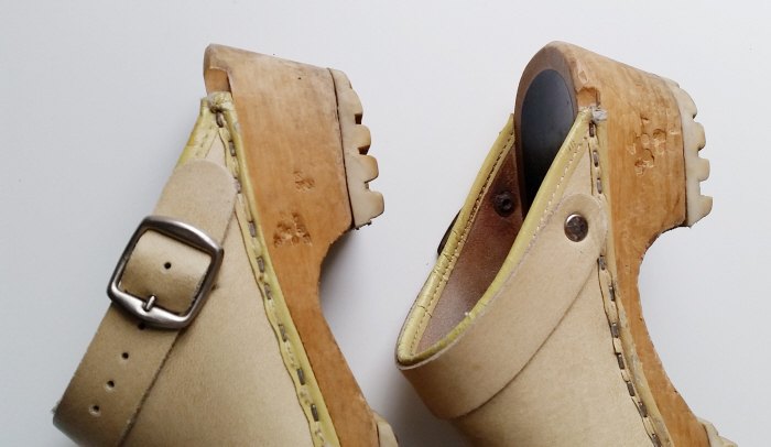 Clogs Rusting How to Fix and Paint Vintage Wooden Clogs | Upstyle