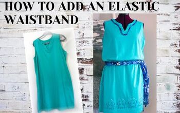 How To Easily Add An Elastic Waistband To A Dress