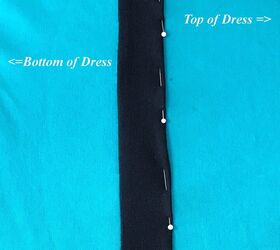 how to easily add an elastic waistband to a dress