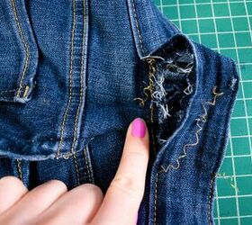 how to take in jeans waistband