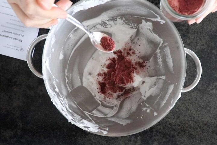 foaming bath butter recipe with real raspberries