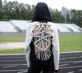 black white collection knot it hoodie