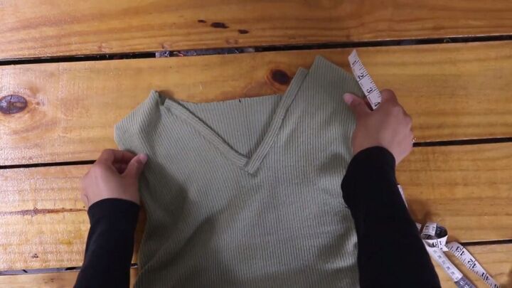how to make a diy drawstring top that hits all this season s trends, Finished neckline