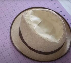 how to copy a hat pattern from an existing hat using masking tape, How to copy a hat pattern
