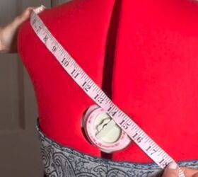 how to sew a scarf into a top that s perfect for the summer, Measuring the shoulder straps