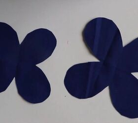 how to make quick easy diy flower hair clips out of fabric, Cutting out small and large petals