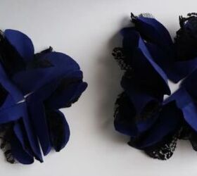 how to make quick easy diy flower hair clips out of fabric, How to make flower clips for hair